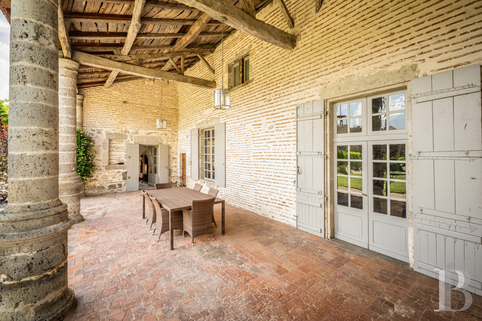 Dans le Lot-et-Garonne, au sud-est de Marmande, une demeure des 18e et 19e siècles en bordure du canal latéral de la Garonne - photo  n°24